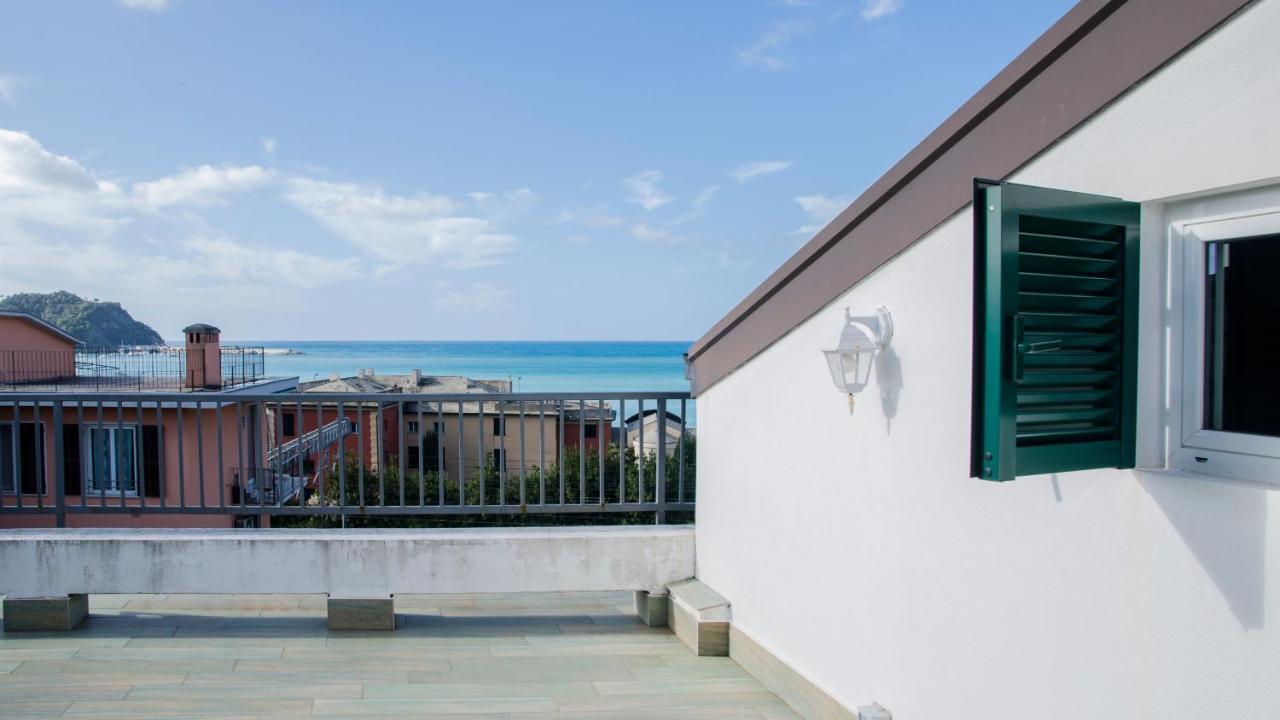 セストリ・レヴァンテ009 - Attico Sant'Anna Vista Mare 150M Dalla Spiaggia Con Terrazza Privataアパートメント エクステリア 写真