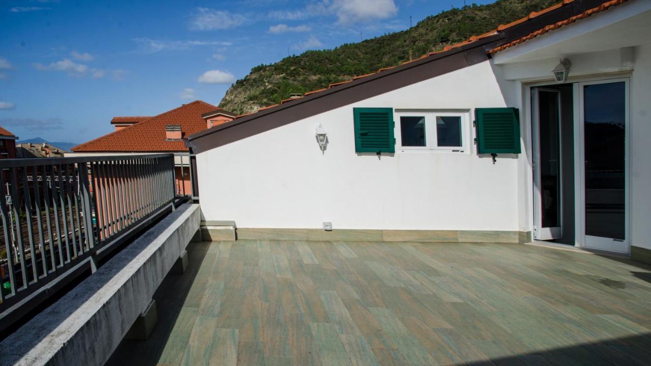 セストリ・レヴァンテ009 - Attico Sant'Anna Vista Mare 150M Dalla Spiaggia Con Terrazza Privataアパートメント エクステリア 写真